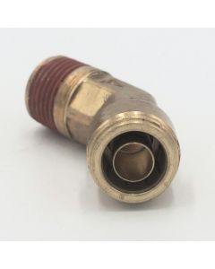 Brass prestomatic 45 degree male connector 5/8 x 1/2