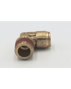 Brass d.o.t. male elbow 1/2 x 1/2 fitting