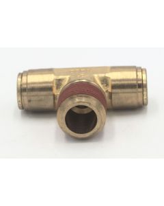 Brass d.o.t. male swivel branch tee 1/4 x 1/4 fitting