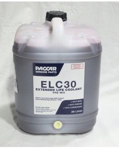 ORIGINAL PACCAR Extended life ELC30 premix coolant 20 litre. Part No ELC30-20M