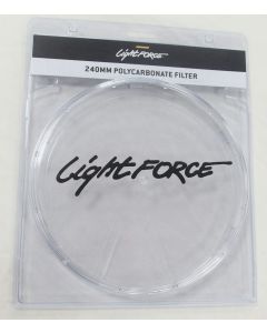 GENUINE LIGHTFORCE Blitz/XGT Clip On Filter 240 mm Clear Spot. Part No: FCBD