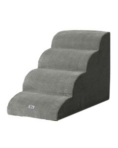 i.Pet Dog Ramp Steps Foam 4 Tier Pet Stairs For Bed Sofa Car Portable Indoor