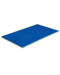 Weisshorn Floating Water Mat 3.5x1.8m Foam Pad Swimming Pool Platform Blue