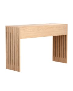 Artiss Console Table Hallway Fluted 120CM Pine