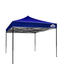 Instahut Gazebo Pop Up Marquee 3x3 Folding Tent Outdoor Camping 500D Oxford Blue