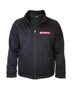 GENUINE KENWORTH APPAREL Men's soft shell jacket with "KENWORTH BANNER" logo on chest size 3XL. Part No C-KEN740