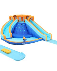 AirMyFun Kids Inflatable Pool Water Double Slide Park Jumping Castle 465X390CM