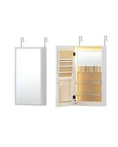 Artiss Jewellery Cabinet Mirror Door Wall Mount