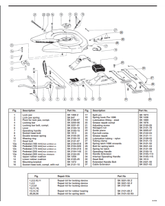 JOST BRAND Spring latch repair kit to suit JSK37CZ turntable. Part No SK3121/52K1T