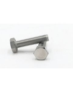 6 x 25 mm stainless steel polished 304 bolt