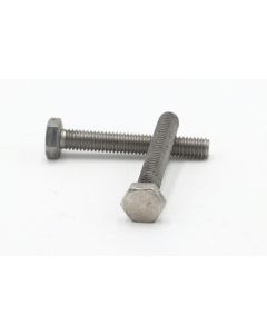 6 x 40 mm stainless steel polished bolt