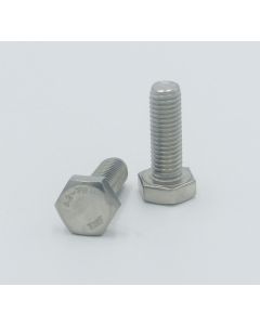 Zinc plated 10 x 30 mm hex bolt