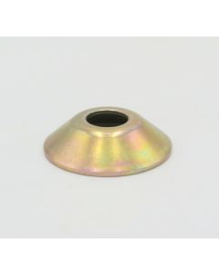 Dome washer for battery hold down