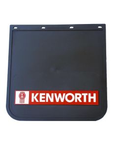 KENWORTH Mudflap black pvc with BUG logo and "KENWORTH" name 61cm x 33cm