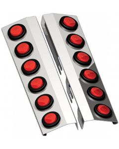 GENUINE KENWORTH Red light bars for air cleaners - rear (2) to suit T610. Part No KT610A1RCL-R