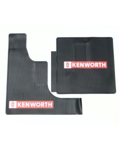 GENUINE KENWORTH rubber floor mats with Kenworth logo to suit T610. Part No KTT610