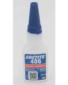 LOCTITE BRAND 25ml Loctite 406 Instant Adhesive. Part No L0C40633-25