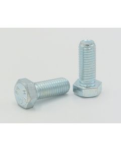 Zinc plated 12 x 30 mm hex bolt