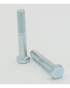 Zinc plated 12 x 50 mm hex bolt