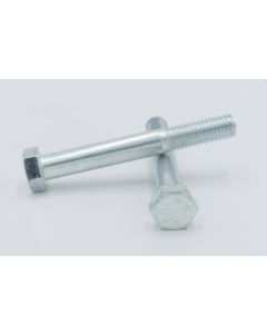 Zinc plated 12 x 60 mm hex bolt