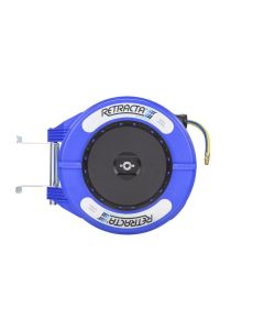 MACNAUGHT BRAND Retracta R3 Compressed Air/Water hose reel 1/2" hose x 20m 3/8" BSPF inlet and 3/8" BSBT m hose end. Part No MACNAW420B-01