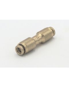 Brass pneumatic connector abk 4 mm union