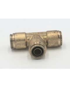 Brass pneumatic connector abk 12 mm t union