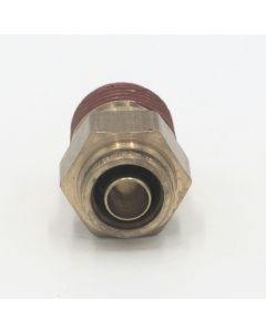 Brass pneumatic connector male abk 10 mm - 1/2 npt