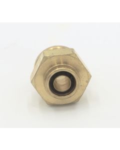 Brass pneumatic connector male abk 10 mm - 12 mm