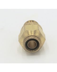 Brass pneumatic connector male abk 10 mm - 16 mm