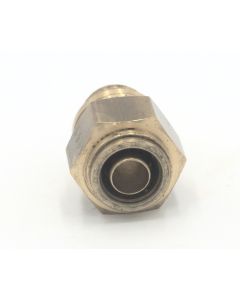 Brass pneumatic connector male abk 12 mm - 22 mm