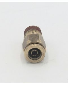 Brass pneumatic connector male abk 6 mm - 1/8 nptf