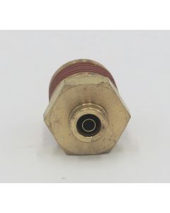 Brass pneumatic connector male abk 6 mm - 3/8 nptf