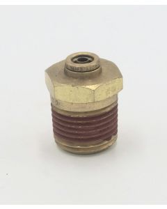 Brass pneumatic connector male abk 6 mm - 1/2 nptf