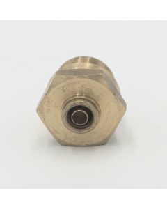 Brass pneumatic connector male abk 8 mm - 22 mm