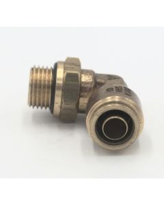 Brass pneumatic male swivel 90 deg elbow abk 12 mm - 12 mm