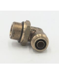 Brass pneumatic male swivel 90 deg elbow abk 12 mm - 16 mm