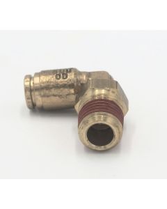 Brass pneumatic male elbow 6 mm & 1/4 npt