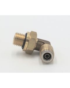 Brass pneumatic male swivel 90 deg elbow abk 6 mm-12 mm