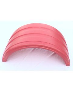 Low Profile Polyethylene Red Mudguard