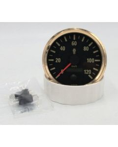 KENWORTH SingleVu Brand Speedo (Brass) Gauge Part No Q43-1205-002 ( replaces K152-551-1G )