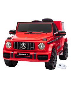 Kids Electric Ride On Car Mercedes-Benz Licensed AMG G63 Toy Cars Remote Red