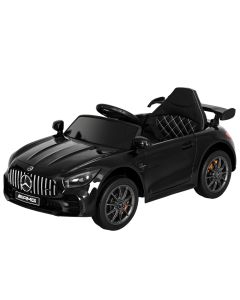 Kids Electric Ride On Car Mercedes-Benz AMG GTR Licensed Toy Cars Remote Black