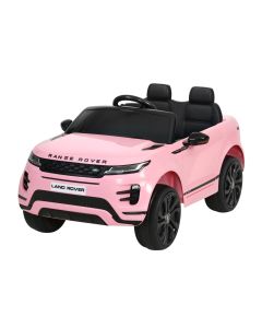 Kids Electric Ride On Car Land Rover Licensed Toy Cars Remote 12V Battery Pink