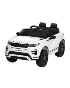 Kids Electric Ride On Car Land Rover Licensed Toy Cars Remote 12V Battery White