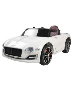 Kids Electric Ride On Car Bentley Licensed EXP12 Toy Cars Remote 12V White