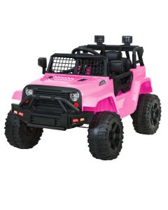 Rigo Kids Electric Ride On Car Jeep Toy Cars Remote 12V Pink