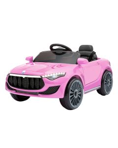 Rigo Kids Electric Ride On Car Toys Cars Headlight Music Remote Control 12V Pink