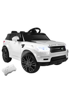 Rigo Kids Electric Ride On Car SUV Range Rover-inspired Cars Remote 12V White