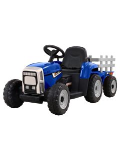 Rigo Kids Electric Ride On Car Tractor Toy Cars 12V Blue